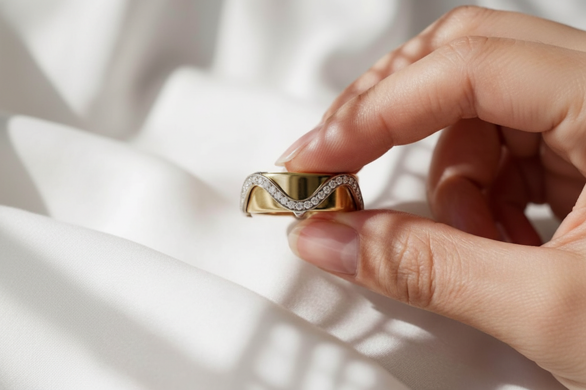 How to Style Your Oura Ring 4 & 5 With a Moissanite Ring Cover