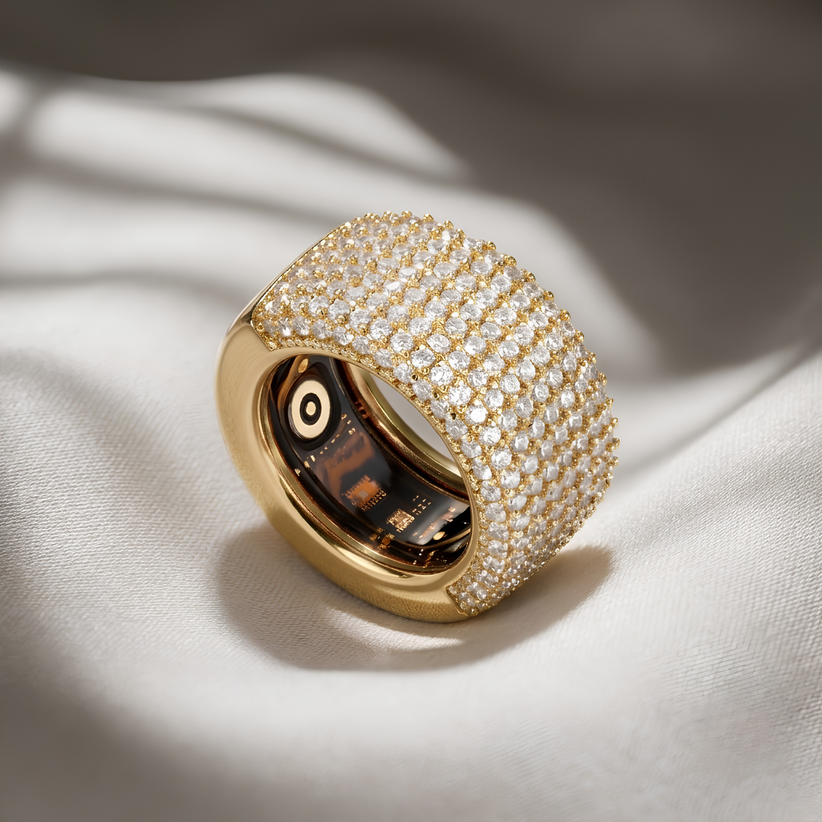 Pavé Smart Ring Jacket for Oura Ring 5 Gen 4