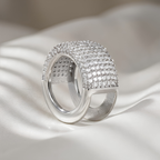 Pavé Smart Ring Jacket for Oura Ring 5 Gen 4