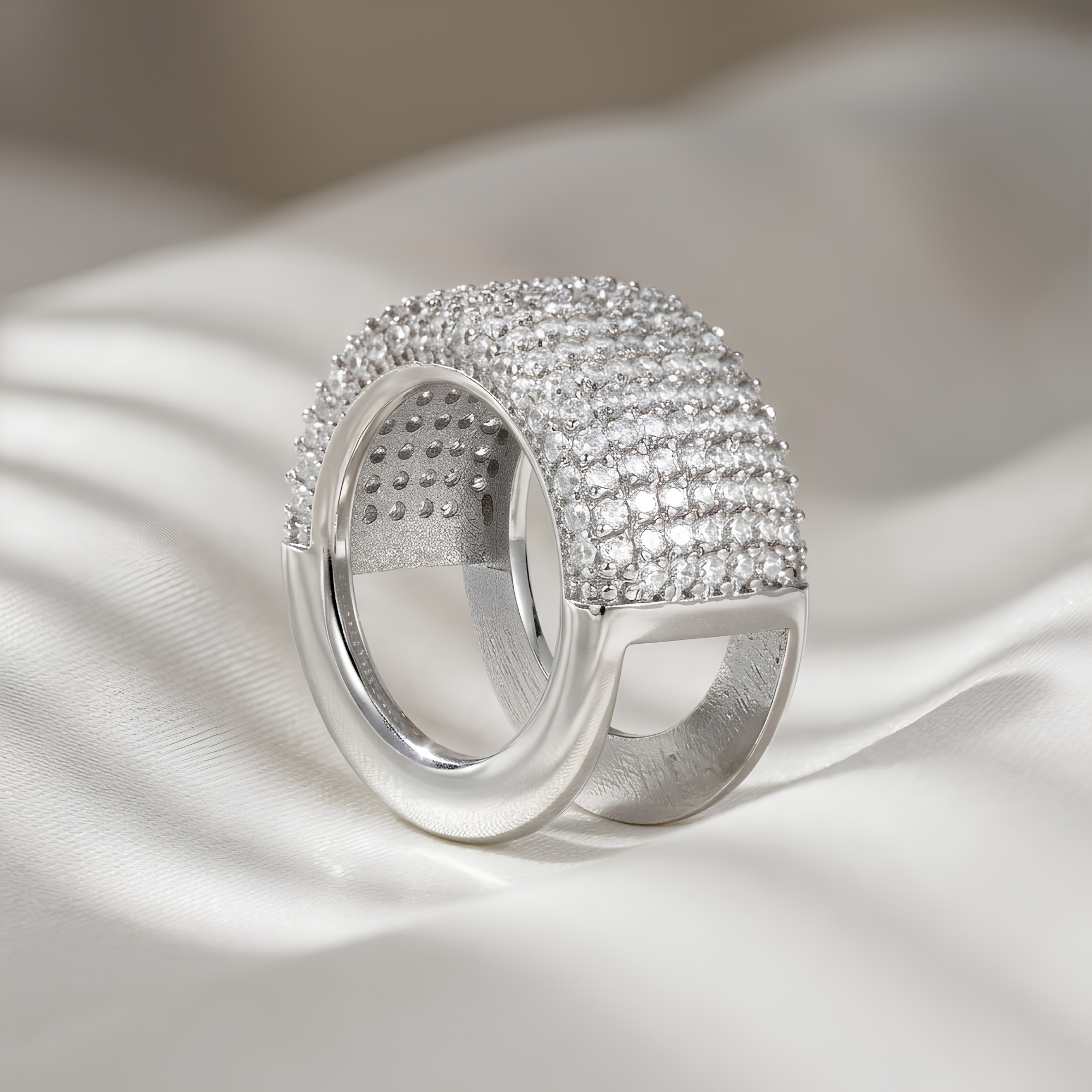 Pavé Smart Ring Jacket for Oura Ring 5 Gen 4