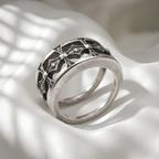 Gothic Cross Oura Ring 5 Jacket Sterling Silver Smart Ring Cover