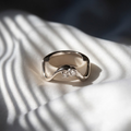 Wave Dots Oura Ring 5 Jacket Sterling Silver Ring Cover