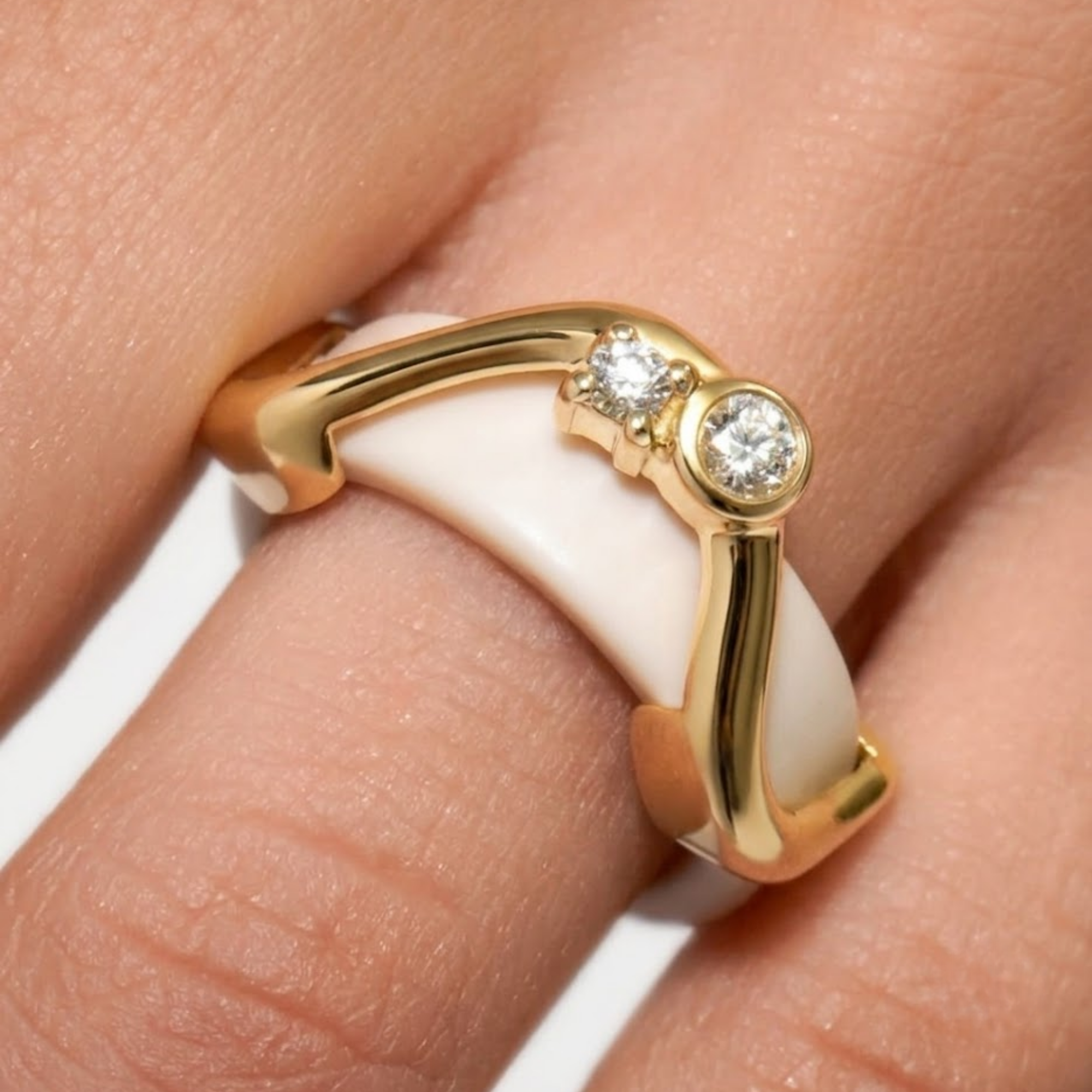 Wave Dots Oura Ring 5 Jacket Sterling Silver Ring Cover