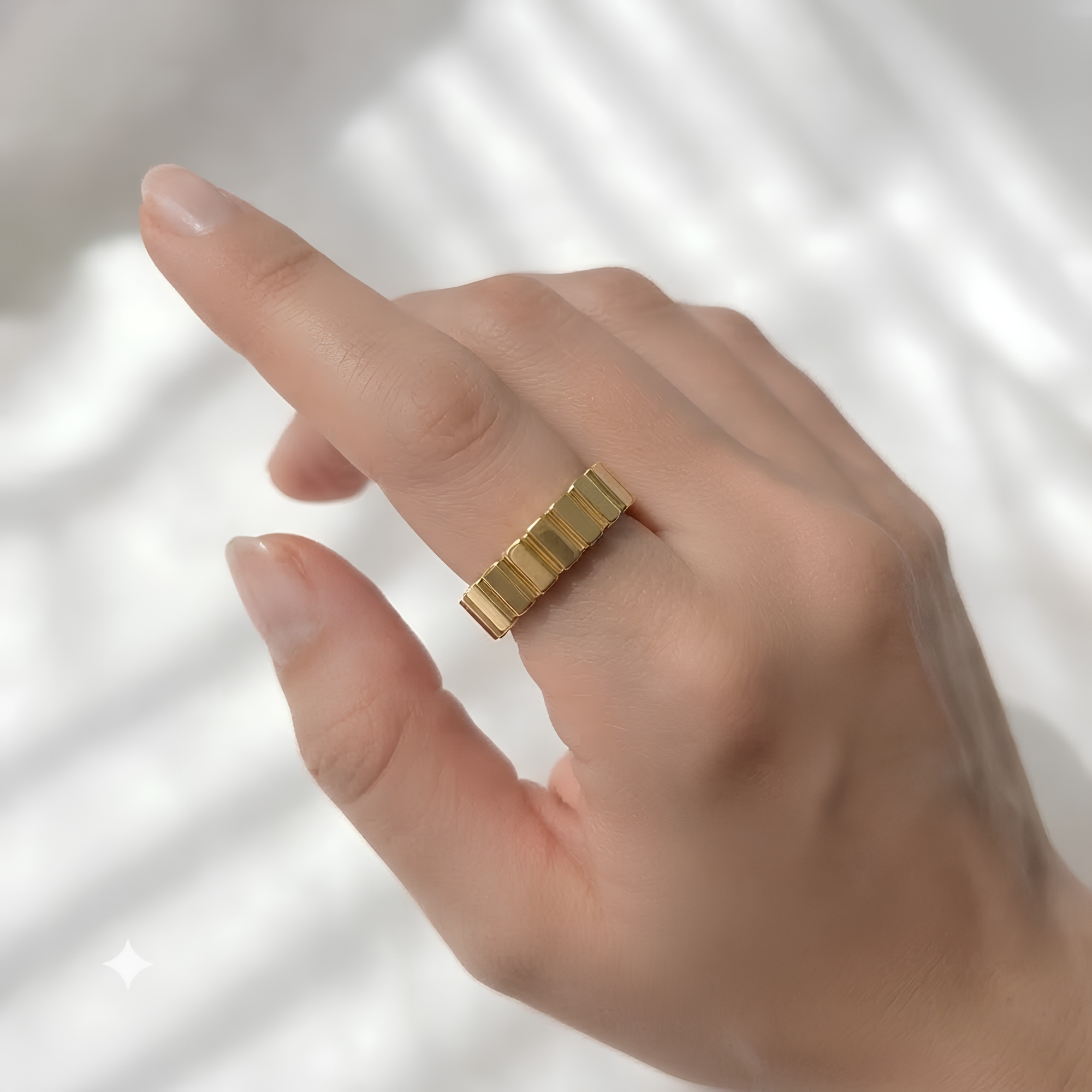 Stepped Dome Oura Ring 5 Jacket Sterling Silver Ring Cover
