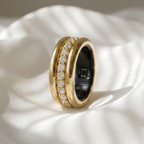 Channel Set Moissanite Oura Ring 5 Jacket