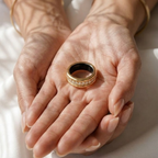 Channel Set Moissanite Oura Ring 5 Jacket