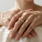 Channel Set Moissanite Oura Ring 5 Jacket