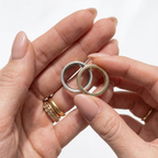 Triple Band Oura Ring Silver Smart Ring Jacket