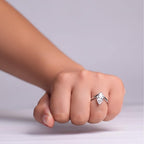 2 Ct Marquise Solitaire Lab Grown IGI Certified Diamond Engagement Ring