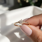 Unique Engagement Ring Princess Cut Lab Diamond Ring, Square Engagement Ring, Princess Square Engagement Ring, Princess Cut 1CT Lab Diamond