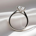 IGI Certified 2 Carat Lab Diamond Ring | Vintage Tulip Solitaire Ring | 14K Gold Flower Setting Engagement Ring