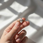 Vintage Filigree Marquise Lab Diamond Engagement Ring, 14K Yellow Gold Bridal Wedding Jewelry, Unique Statement Ring, Modern Classic Gift