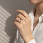 Split Shank Pear Diamond Ring | IGI Certified Lab Grown Diamond | Teardrop Solitaire Engagement Ring By Mirae Jewelry