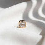 Cushion Single 0.25 Carat Lab Grown Diamond Square Shape Stud
