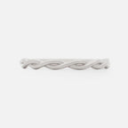 Modern Spiral Crossover Sterling Silver Ring | 10K Solid Gold Twisted Band in Yellow, White & Rose