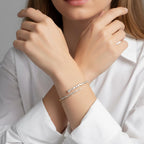 6.00 CT Lab Grown Diamond Bypass Cuff Bracelet – 14K Solid Gold Statement Bangle, E-F VS1 Luxury Fine Jewelry