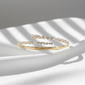 6.00 CT Lab Grown Diamond Bypass Cuff Bracelet – 14K Solid Gold Statement Bangle, E-F VS1 Luxury Fine Jewelry