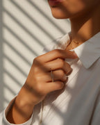 Pavé Wrap Around Claw Ring | Moissanite Bypass Ring | 14K Gold Sterling Silver Ring