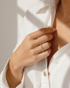 Pavé Wrap Around Claw Ring | Moissanite Bypass Ring | 14K Gold Sterling Silver Ring