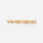 Modern Spiral Crossover Sterling Silver Ring | 10K Solid Gold Twisted Band in Yellow, White & Rose