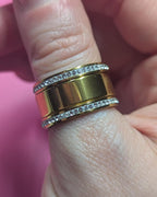 Dainty 2 MM Full Eternity Pave Band Delicate Ring