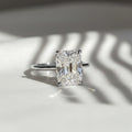 3.06 Ct Old Mine Cut Lab Grown Diamond Ring IGI Certified E VS2 10K 14K Gold Vintage Engagement Ring