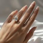2.70 Ct Emerald Cut Lab Grown Diamond Ring IGI Certified VS2 10K 14K Gold High Profile Solitaire Engagement Ring