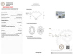 3 Carat Oval Lab Grown Diamond Engagement Ring with Hidden Halo, IGI Certified F Color VS2 Clarity, 14k Gold Wedding Band By Mirae Jewelry