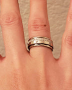 Oura Ring Stack 4 Pack CZ Pave Sterling Silver Rings Set