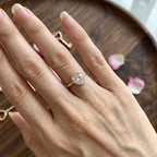 1 Ct Heart Lab Grown Diamond Ring IGI Certified Bezel Solitaire 14K Gold F VS2 Engagement Ring