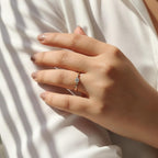 Vintage Style 0.25 Ct Lab Diamond 5 Stone Ring