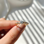 Vintage Style 0.25 Ct Lab Diamond 5 Stone Ring