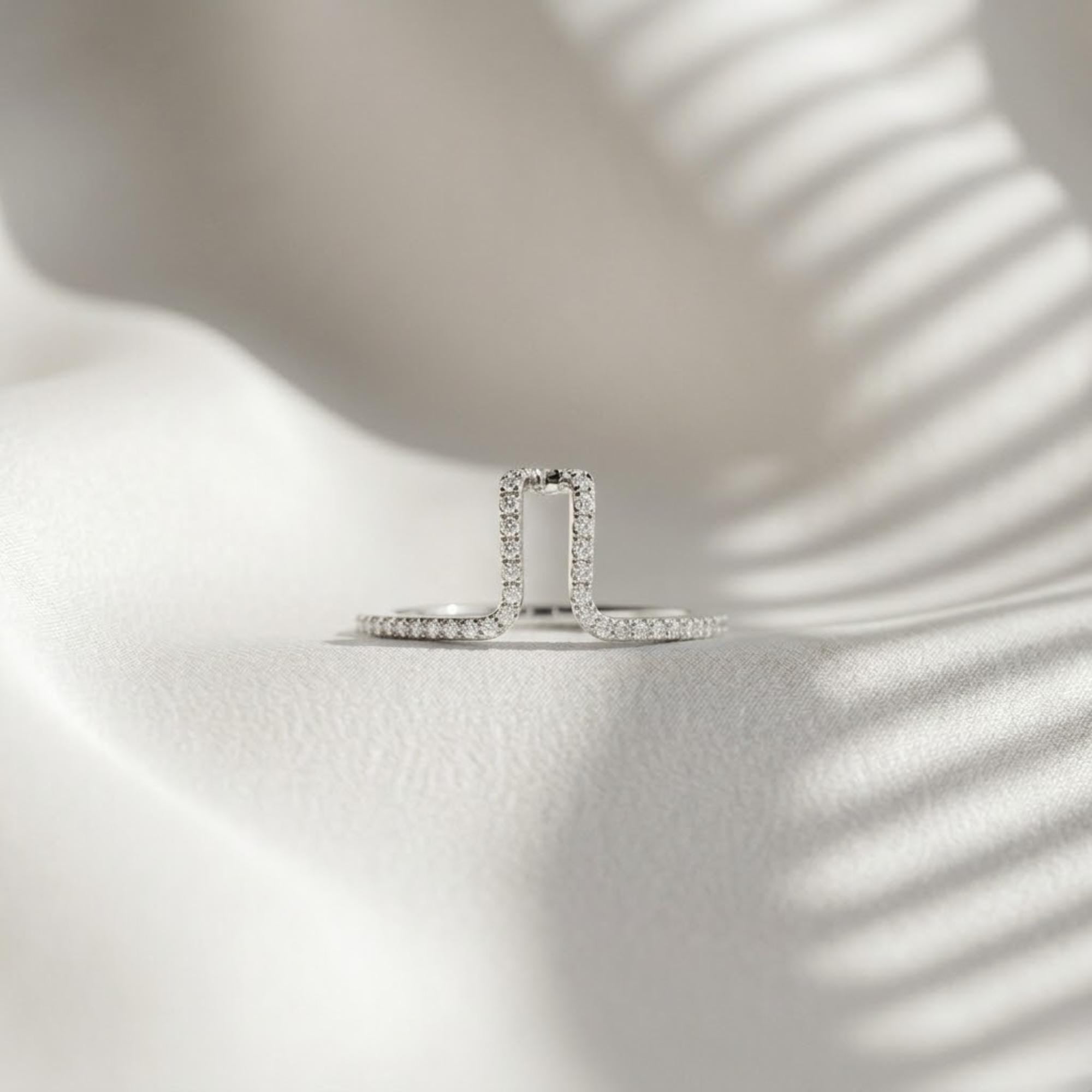 Oura Ring Cover CZ Pave Eternity Band Sterling Silver Gold Vermeil Smart Ring Enhancer Stack Ring