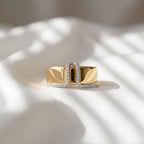 Oura Ring Cover CZ Pave Band Sterling Silver Smart Ring Enhancer