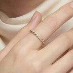Moissanite Smart Ring Stacking Band For Oura Ring 5