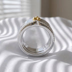 Oura Ring 5 Clover Moissanite Pave Eternity Ring Cover