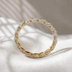 Moissanite Smart Ring Stacking Band For Oura Ring 5