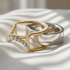 Graduating Moissanite Smart Ring Enhancer for Oura Ring 4
