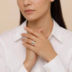 Graduating Moissanite Smart Ring Enhancer for Oura Ring 4